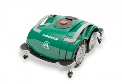 Robotic lawn mower with no border wire